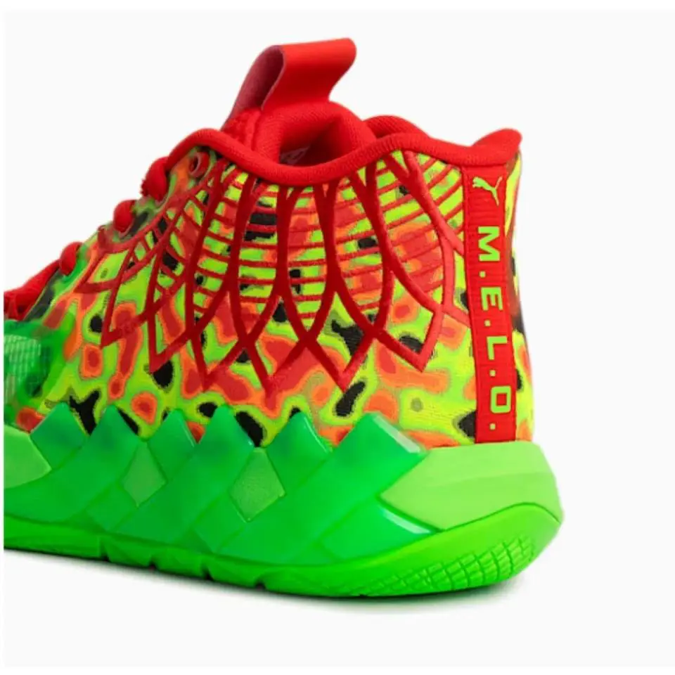Puma shoes - PUMA MB 01 - 310508-01 - FLURO GREEN PES PUMA RED 2