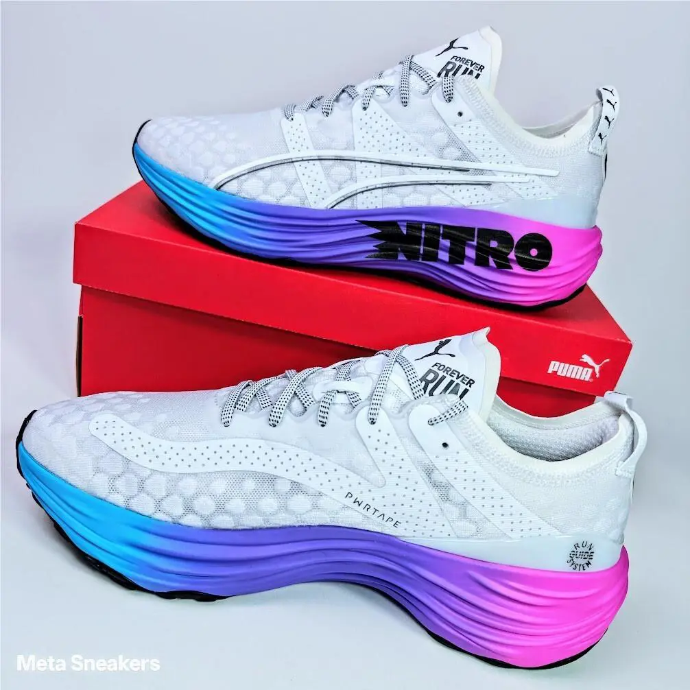 Puma shoes - PUMA ForeverRun Nitro - ForeverRun Nitro - 380007-02 - White 8