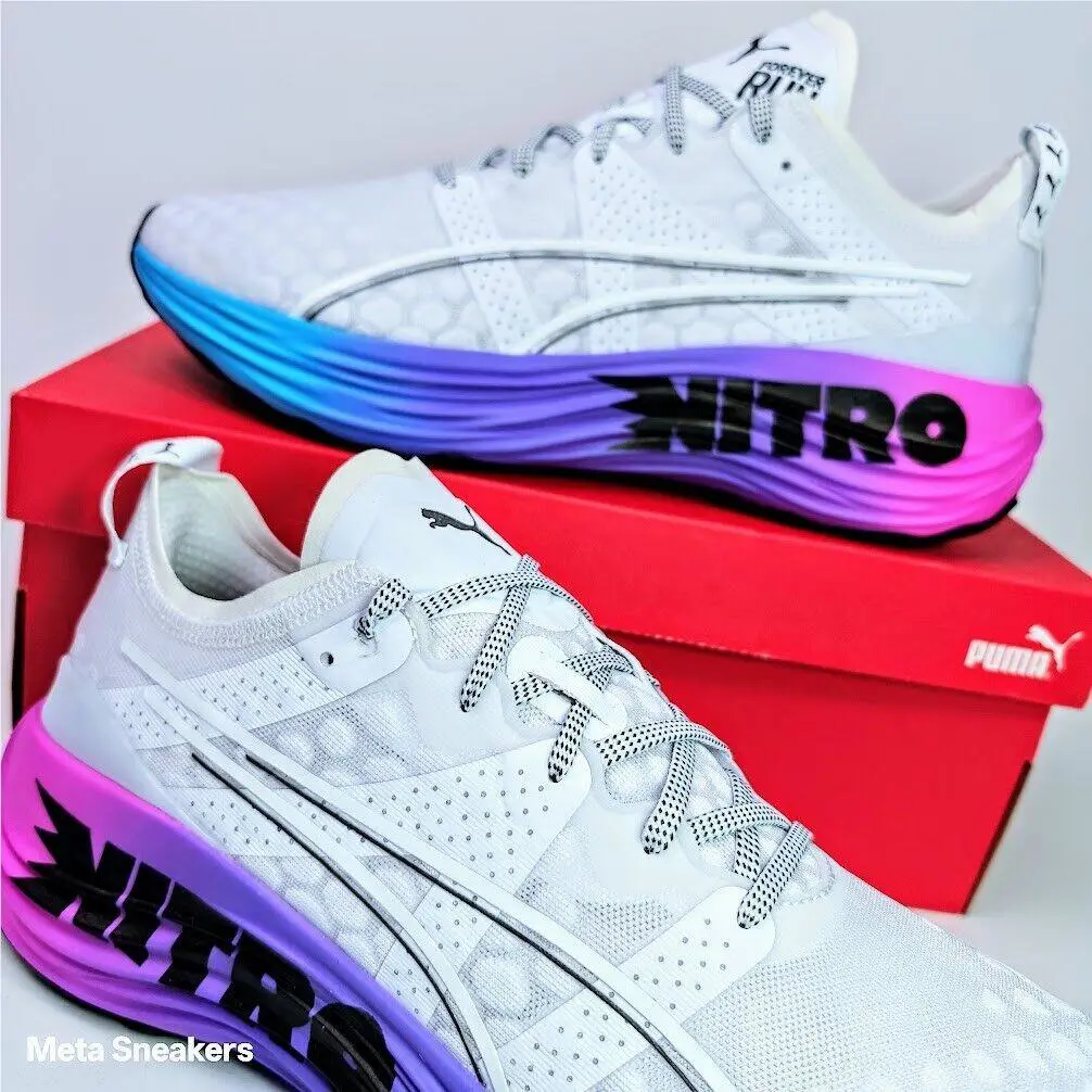 Puma shoes - PUMA ForeverRun Nitro - ForeverRun Nitro - 380007-02 - White 9