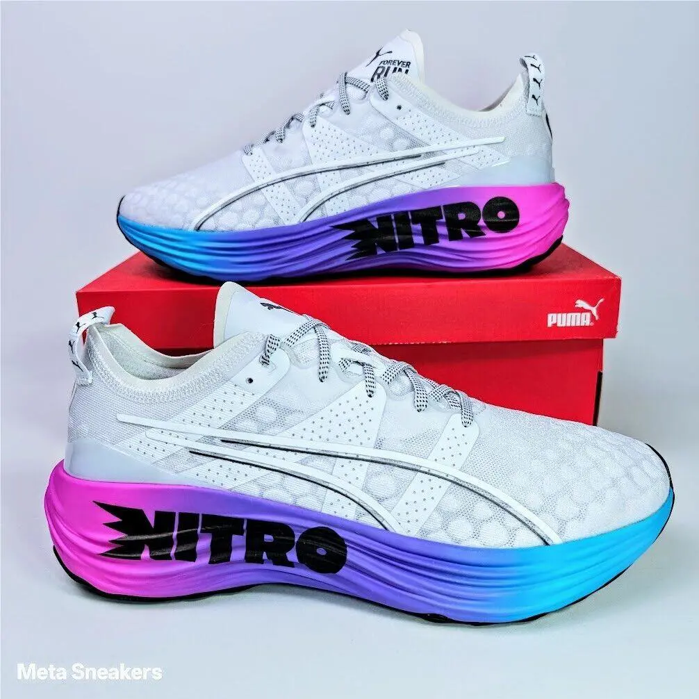 Puma shoes - PUMA ForeverRun Nitro - ForeverRun Nitro - 380007-02 - White 5