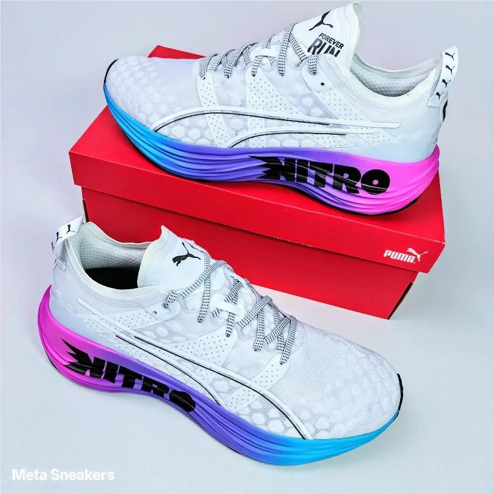 Puma shoes - PUMA ForeverRun Nitro - ForeverRun Nitro - 380007-02 - White 6