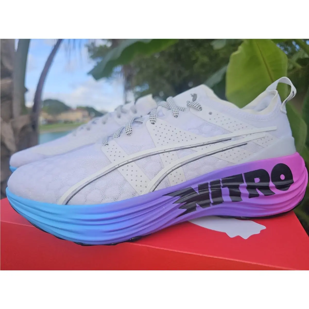 Puma shoes - PUMA ForeverRun Nitro - ForeverRun Nitro - 380007-02 - White 9