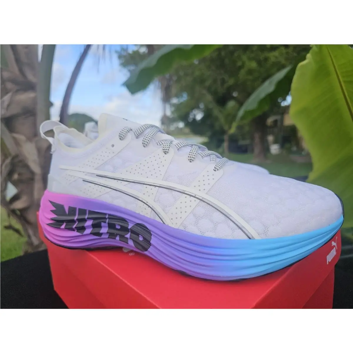 Puma shoes - PUMA ForeverRun Nitro - ForeverRun Nitro - 380007-02 - White 5