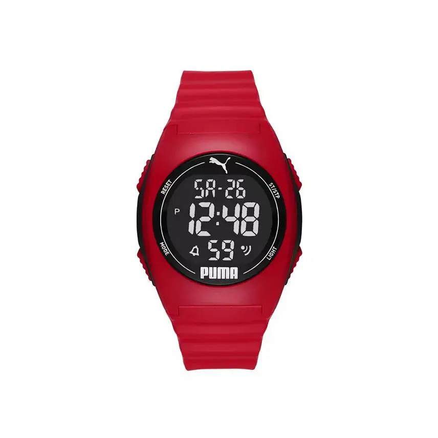 Puma Unisex Puma 4 Polyurethane Watch Red Color Water Resistant 10ATM