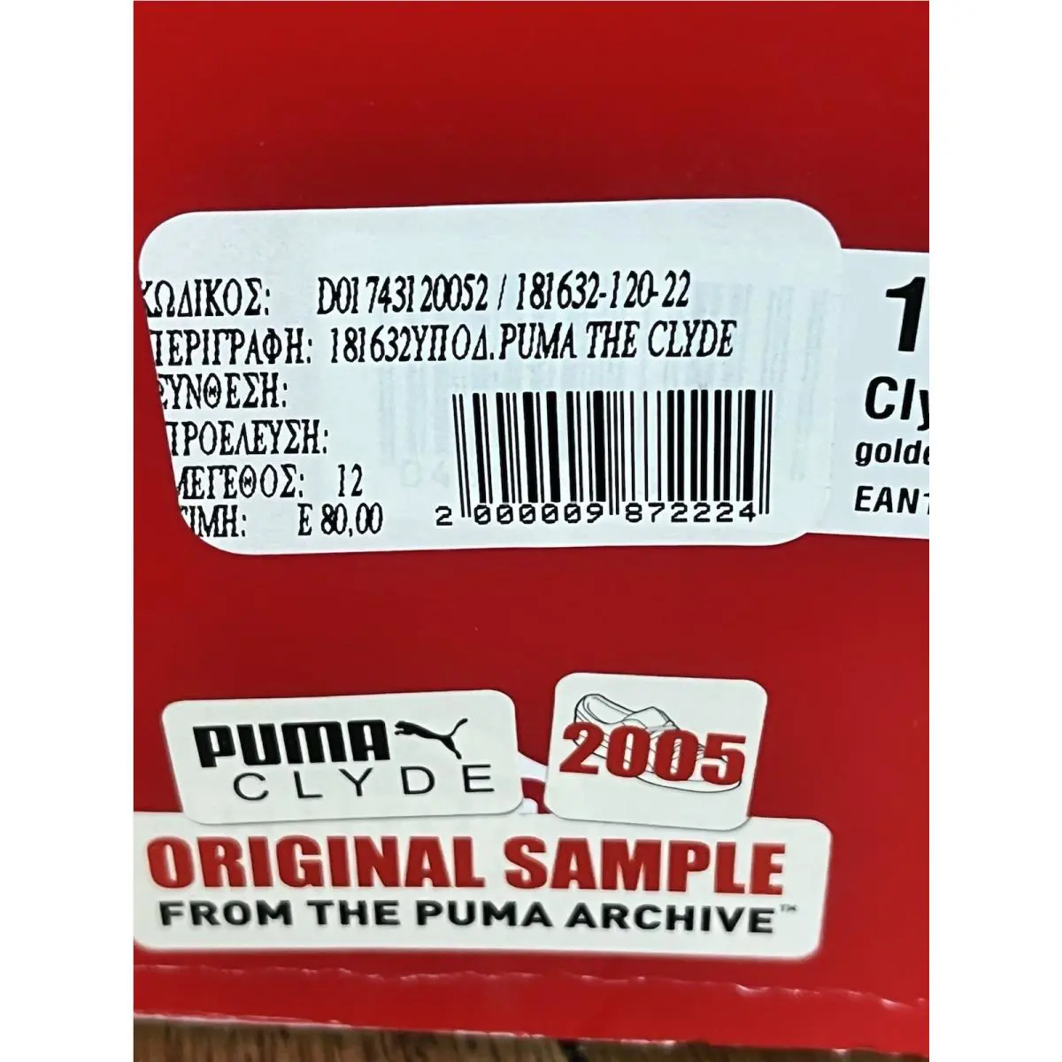 Puma shoes - PUMA Clyde - Clyde - 181632-22 - Orange 10