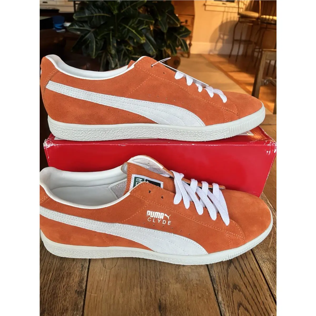 Puma shoes - PUMA Clyde - Clyde - 181632-22 - Orange 3