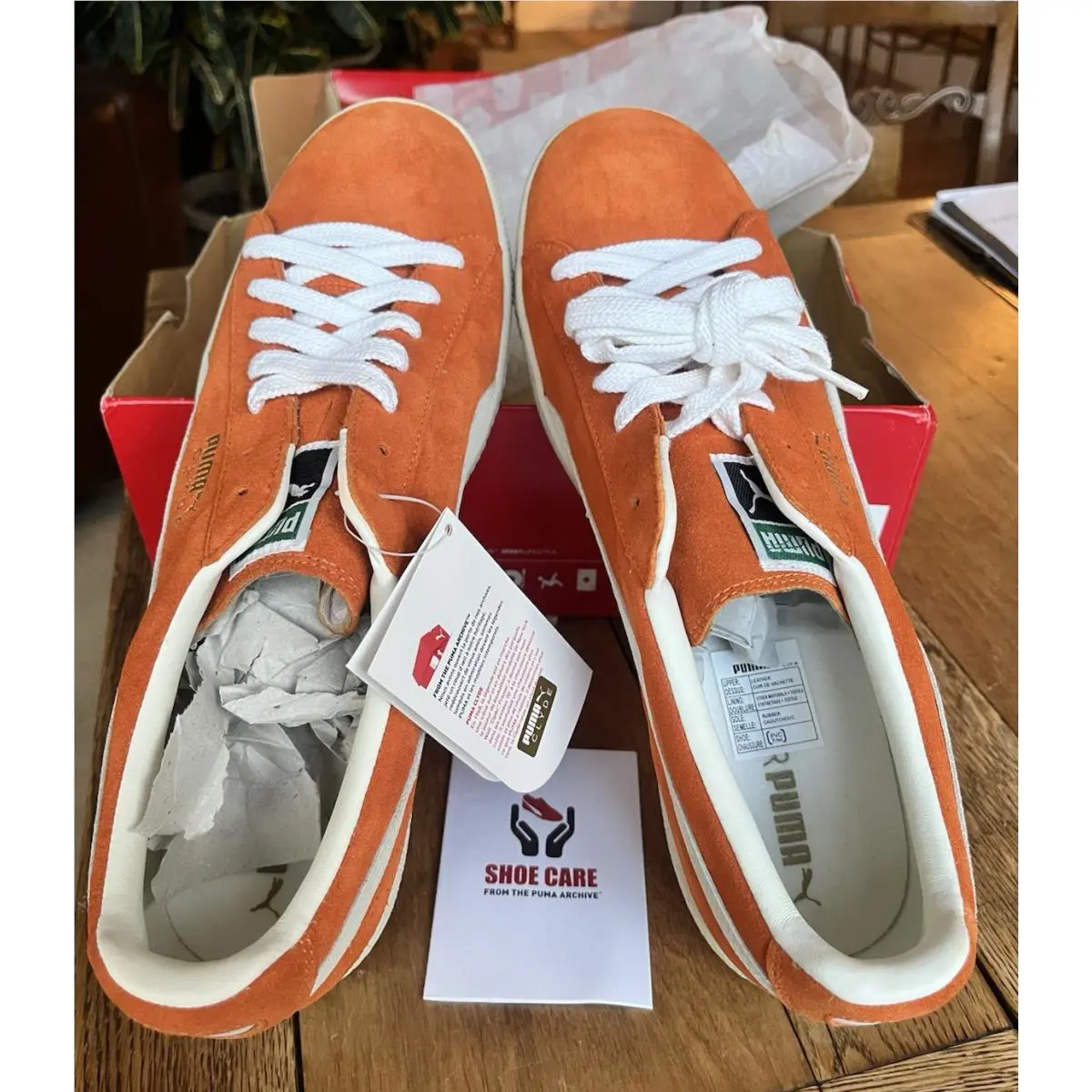 Puma shoes - PUMA Clyde - Clyde - 181632-22 - Orange 5