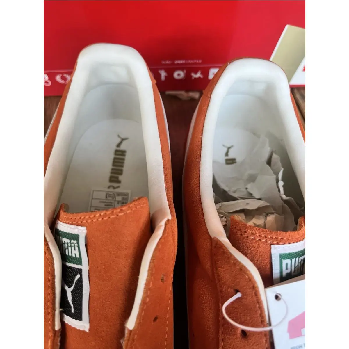 Puma shoes - PUMA Clyde - Clyde - 181632-22 - Orange 6