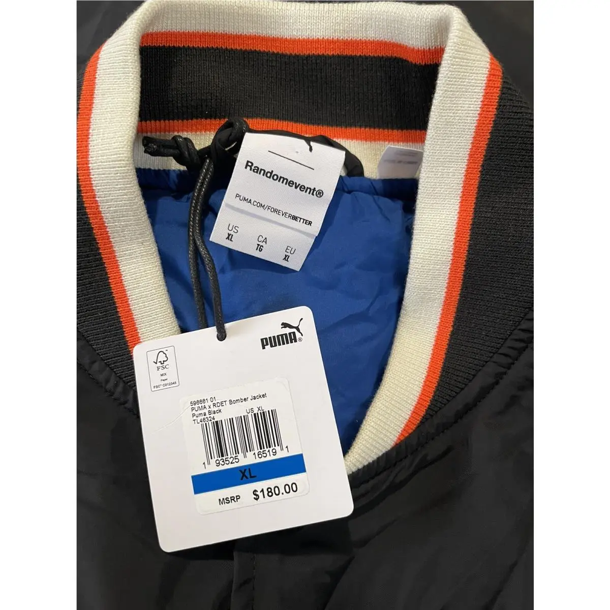 Puma clothing - Puma Jacket - Jacket - TL46354 - Black (UPC: 0193525165191) 11