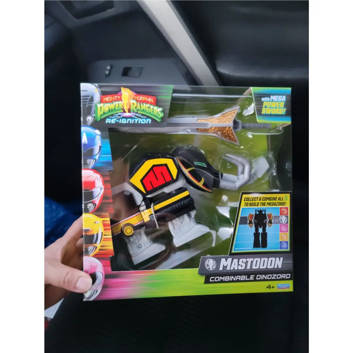 Playmates Mighty Morphin Power Rangers Re-ignition Mastodon Combinable Dinozord