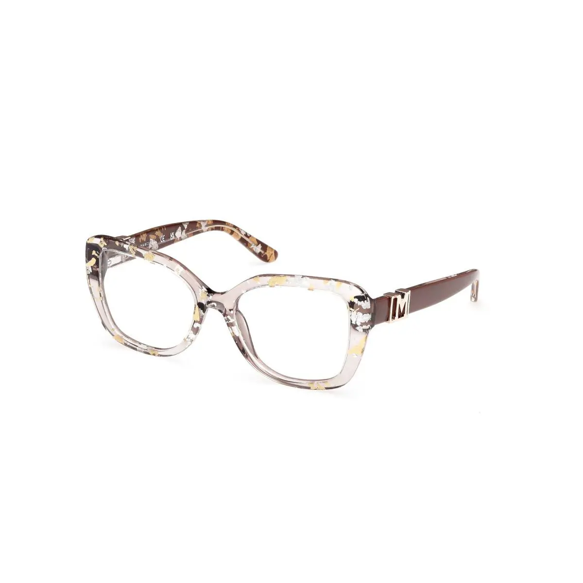 Guess By Marciano GM 50027 Eyeglasses 050 Shiny Dark Brown