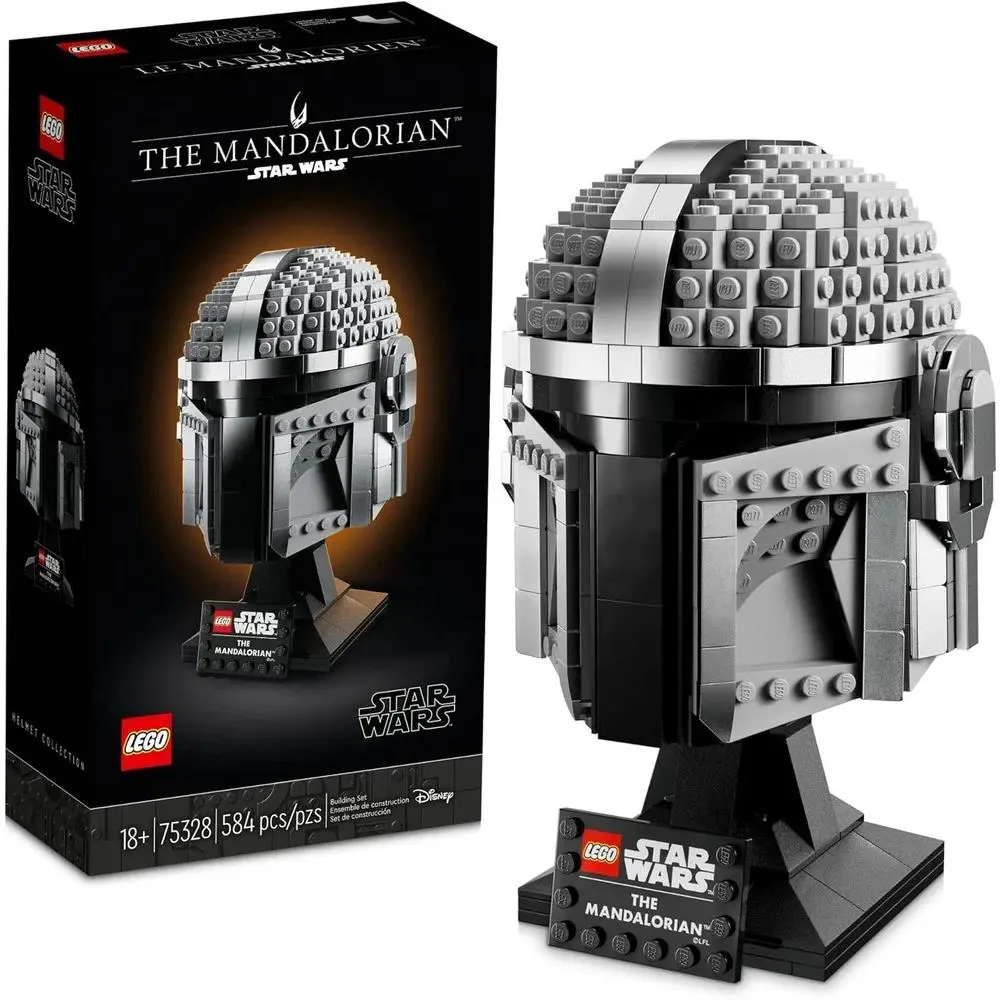 Lego Star Wars The Mandalorian Helmet 75328 Building Toy Set Gift