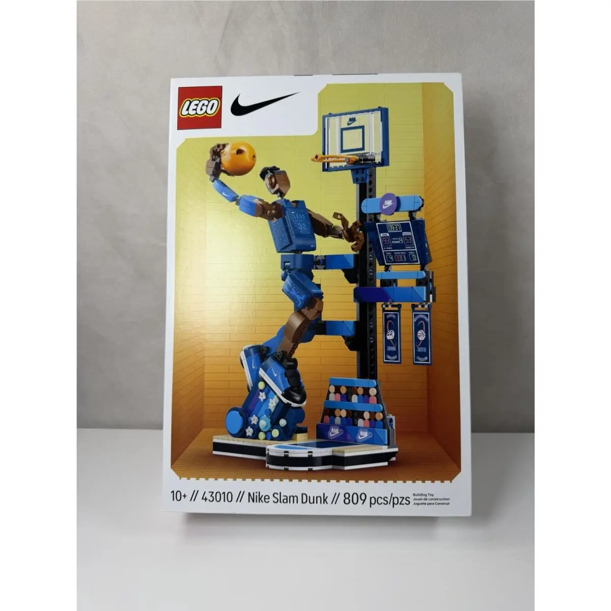 Lego Nike Slam Dunk Set 43010 Basketball Hoop Arena 809 Pcs Box