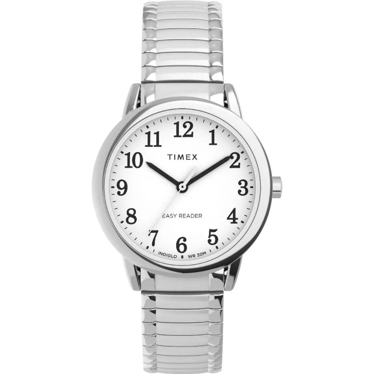 TW2V94700 Women`s Style Easy Reader Silver 30mm Expansion Band Watch by Timex