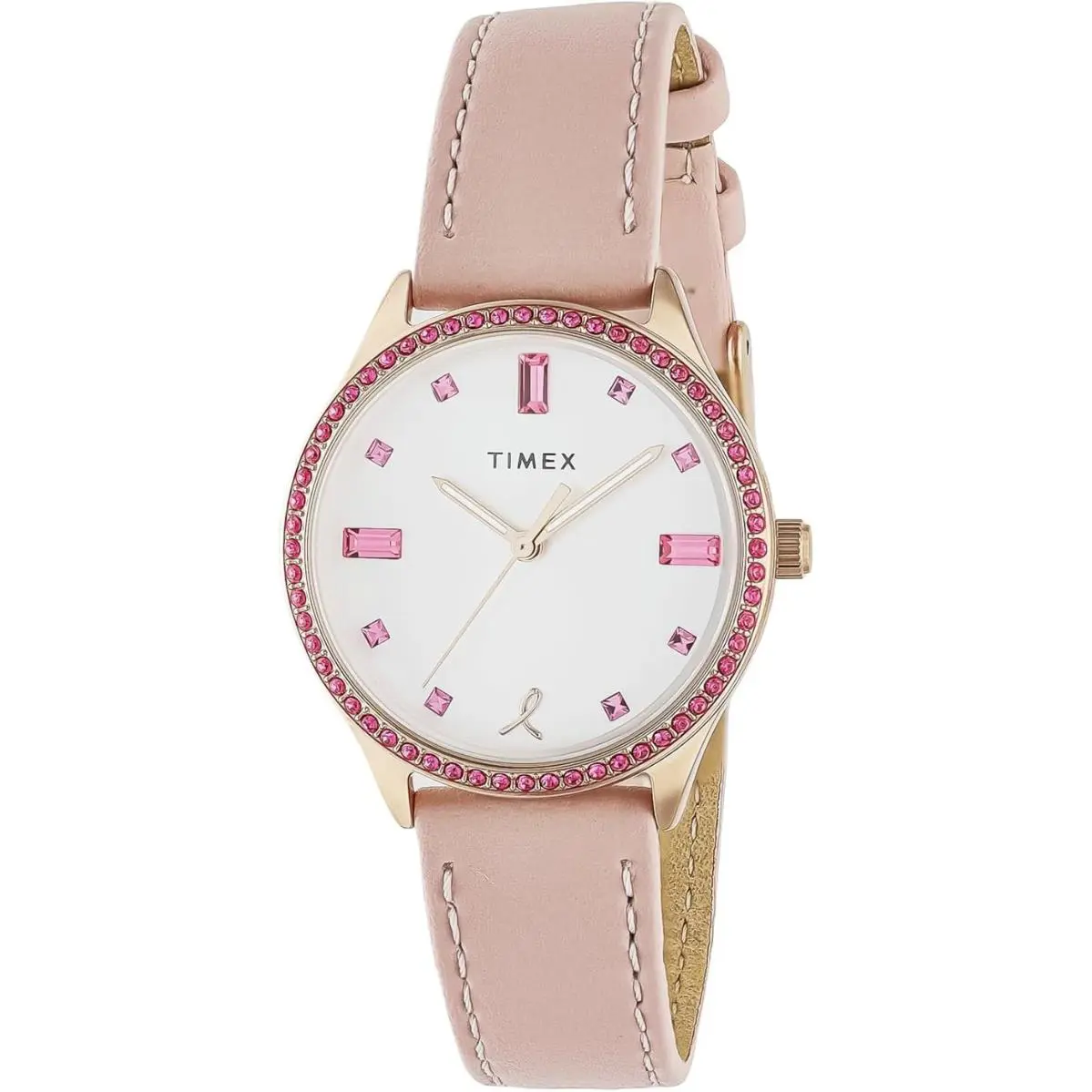 Breast Cancer Research Foundation Pink Womens Steel Quartz Watch TW2V95700 by Timex