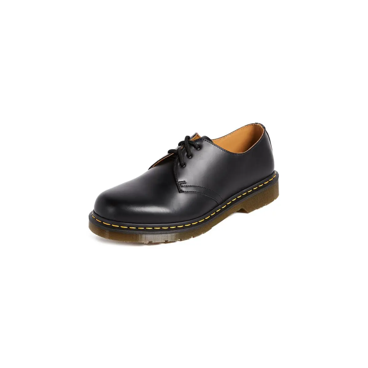 Dr. Martens Mens 1461 Shoes Black Smooth - Black
