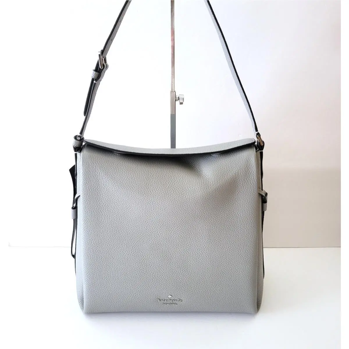 Kate Spade Dumpling Black Leather Large Shoulder Bag KL013 Purse Retail