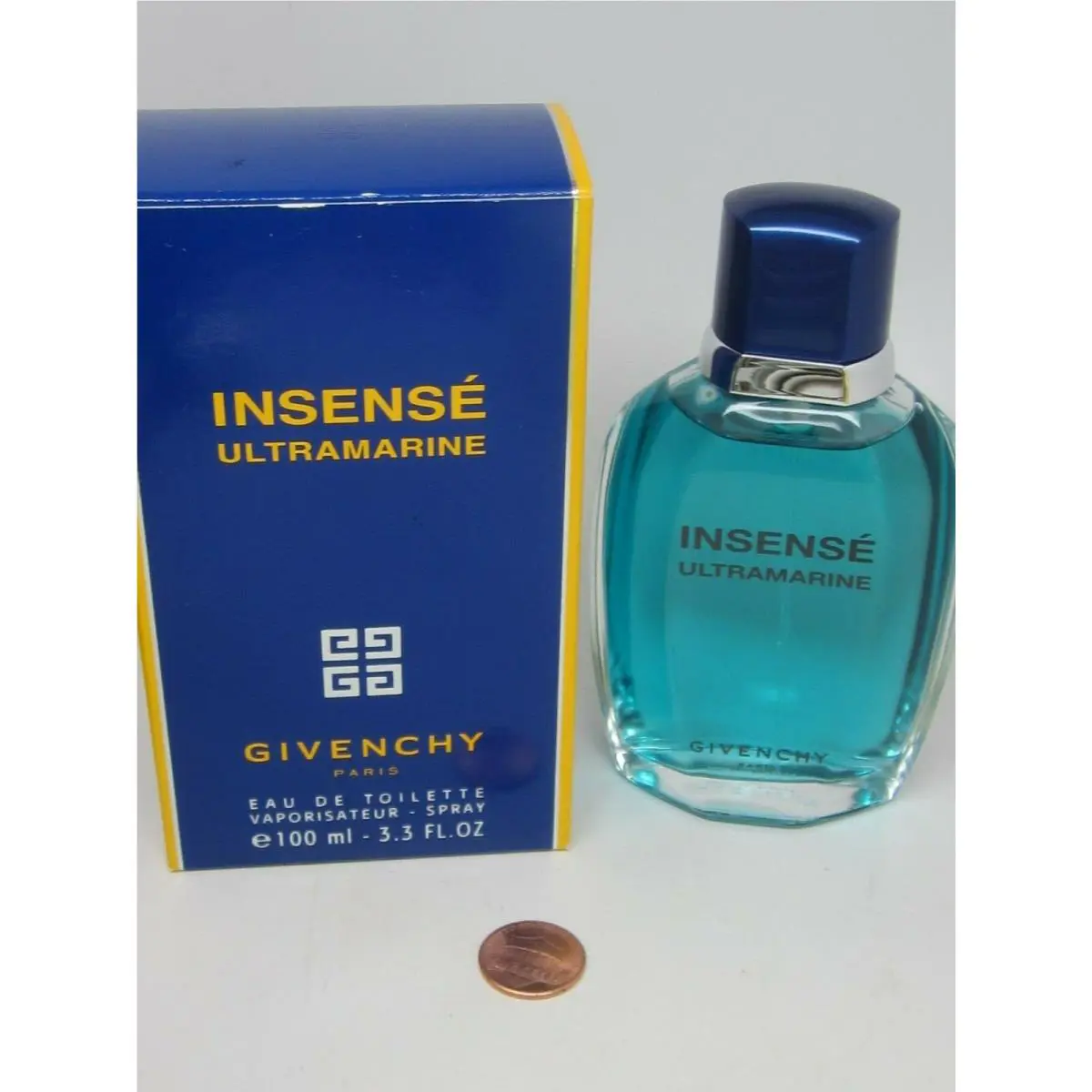 Insense Utramarine Givenchy Eau de Toilette 3.3oz/100mlSpray Full Hard to Find
