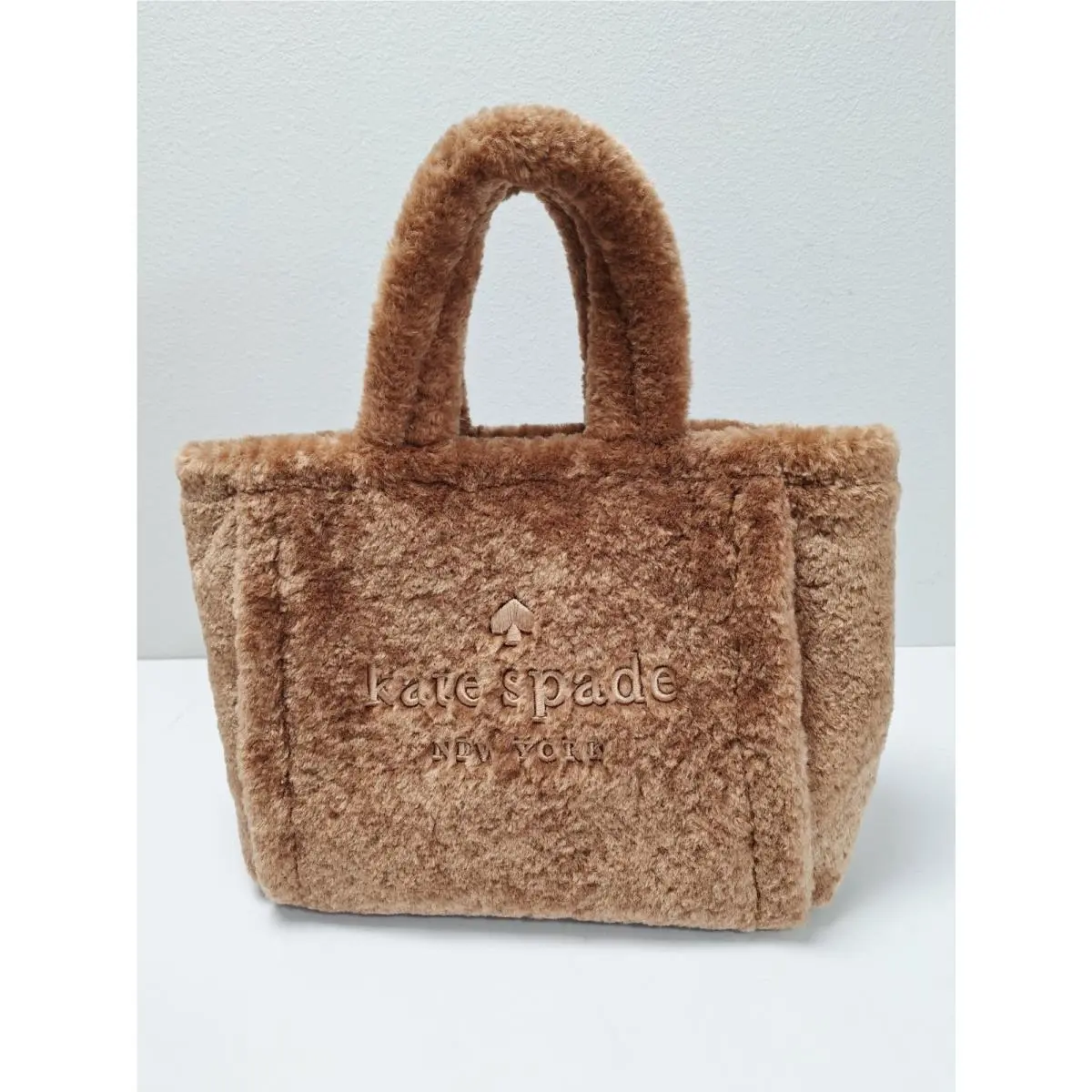 Kate Spade New York Small Tote Ella Shearling Light Fawn New o