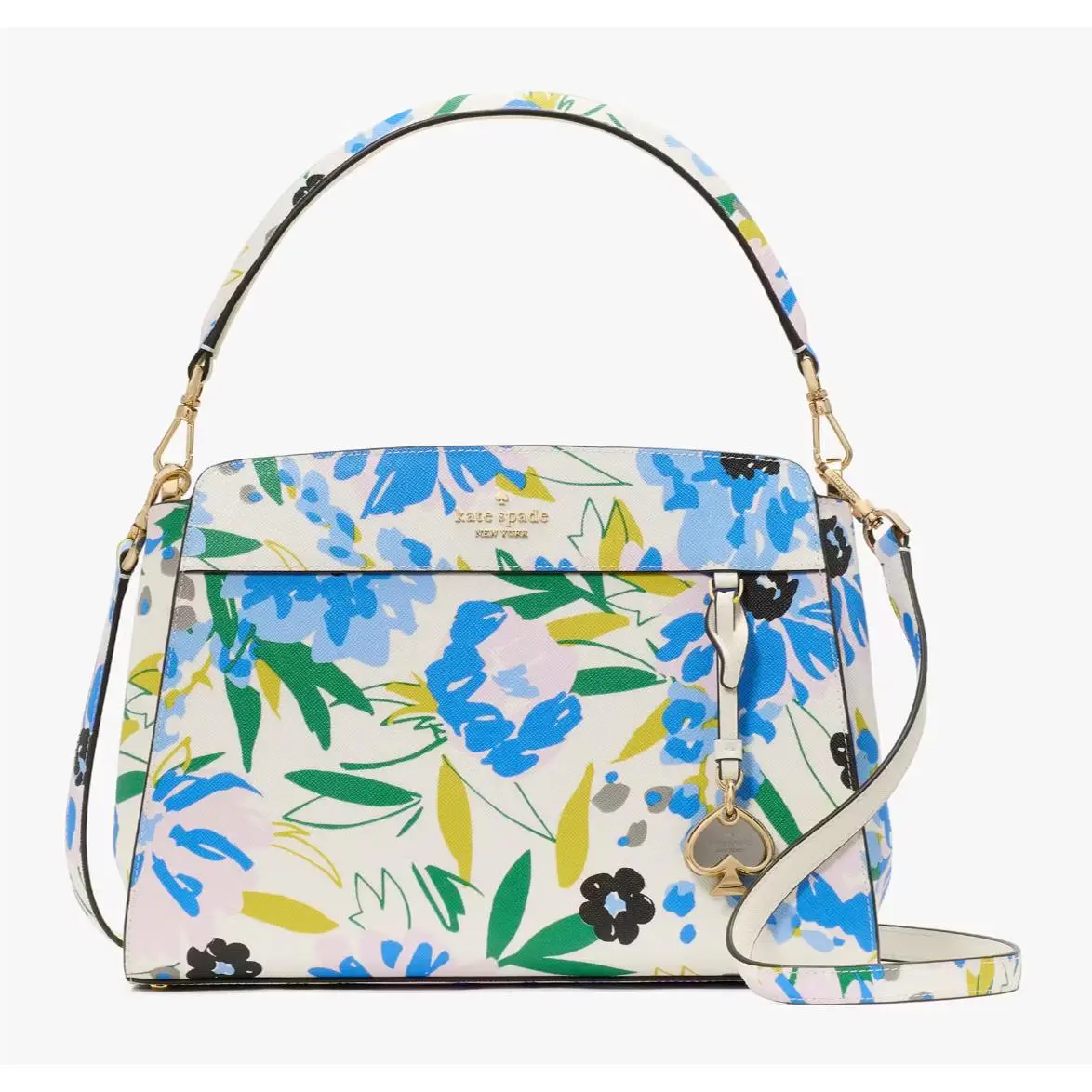 Kate Spade Madison Floral Medium Top Handle Satchel Bag KK967 Purse