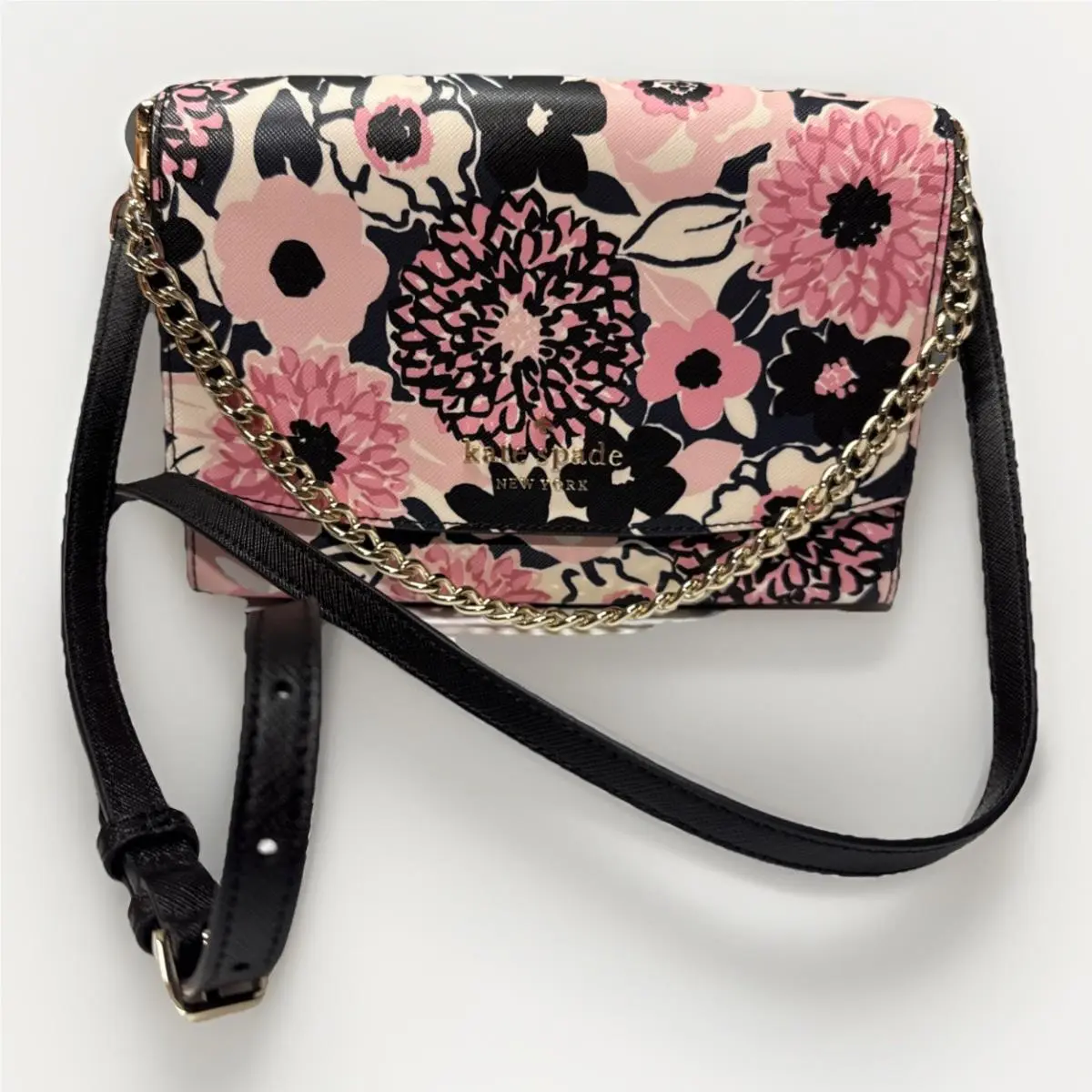 Kate Spade Small Leather Shoulder Bag Dahlia Floral Carson Usa