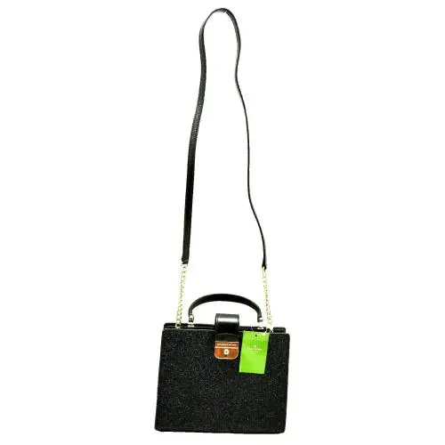 Kate Spade New York Sunset Lane Kirin Crossbody Handbag Black Glitter New