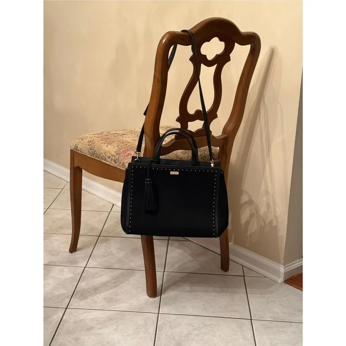Kate Spade New York West Street Abby Studded Suede Handbag/crossbody Purse
