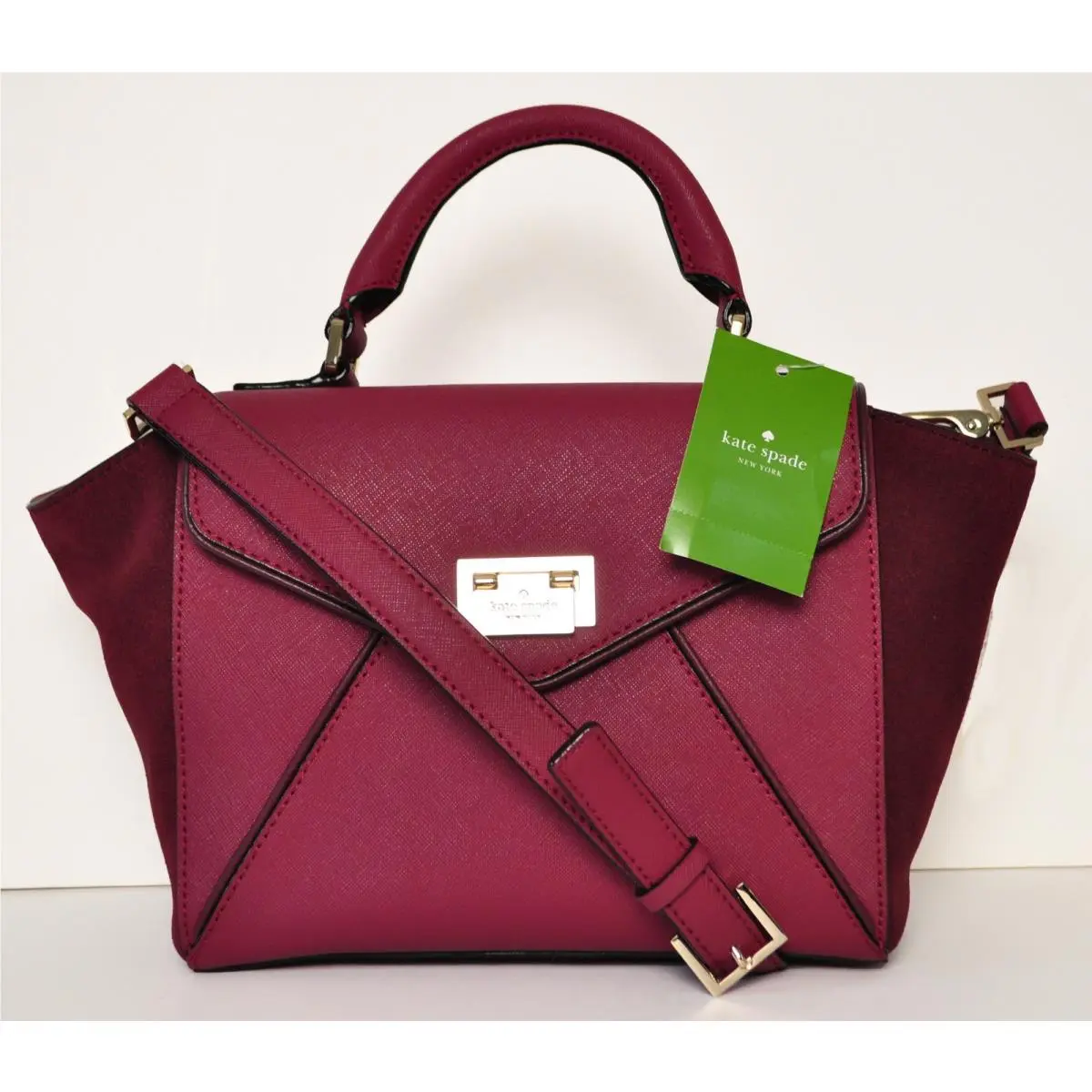 Kate Spade York Wesley Place Suede Laurel Handbag