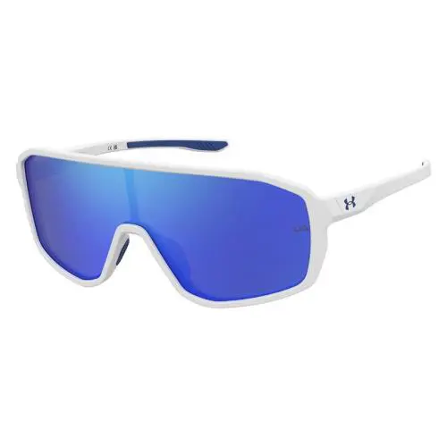 Under Armour UA Gameday JR Sunglasses Kids Matte White Blue 99mm - Frame: Matte White Blue, Lens: Blue Multilayer