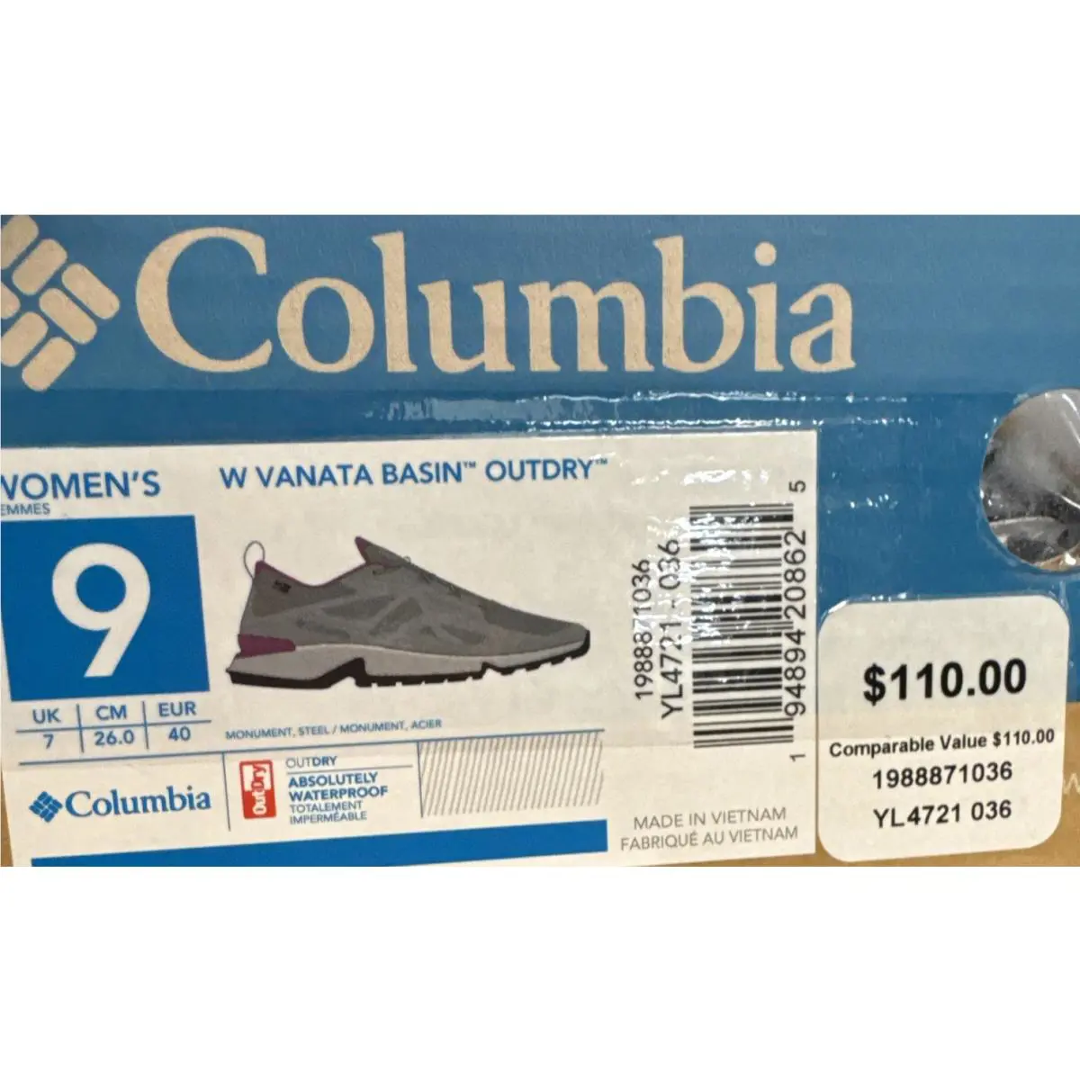 Columbia shoes - Columbia Vanata Basin Outdry - Vanata Basin Outdry - Multicolor 3