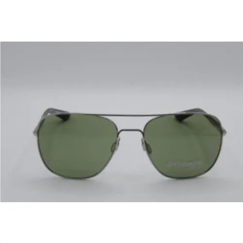 Columbia Deadfall C111S 043 Aviator Sunglasses Silver/green 57-18-140