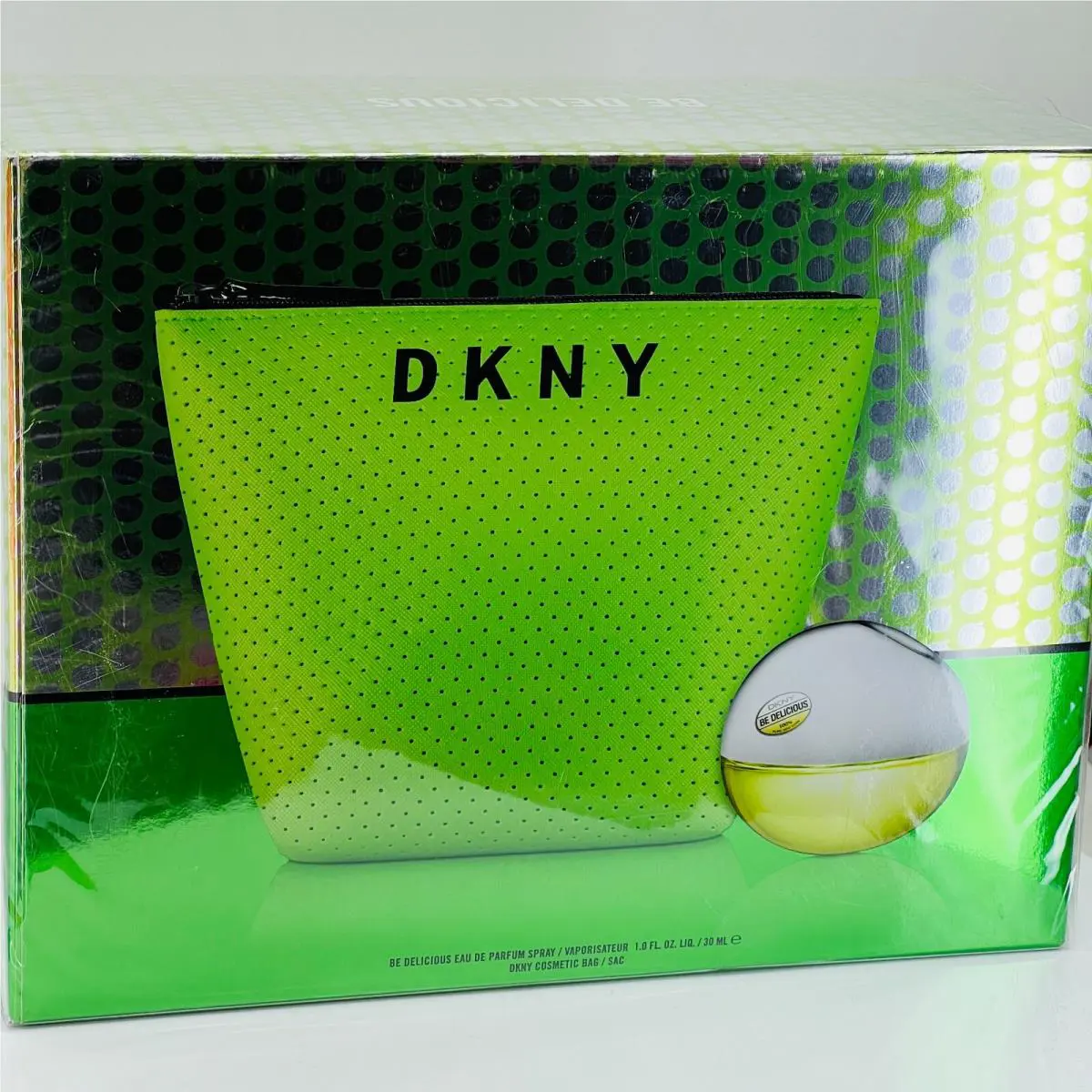 Be Delicious Dkny Donna Karan Eau de Parfum Spray 1.0 oz + Bag