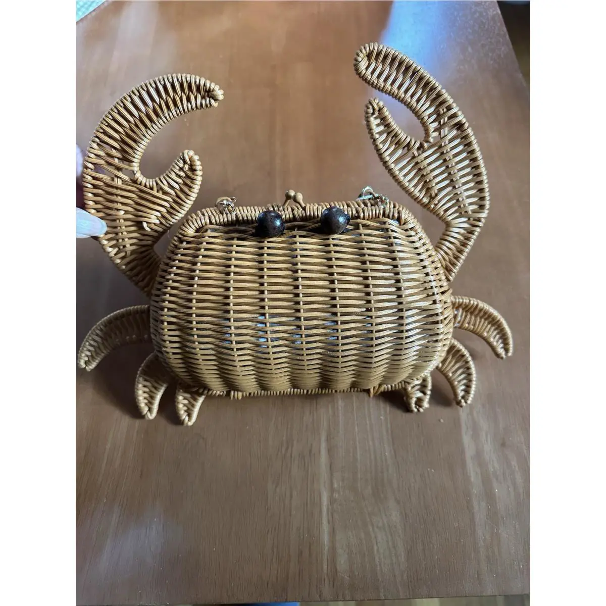 Tommy Bahama Wicker Crab Crossbody Purse Viral