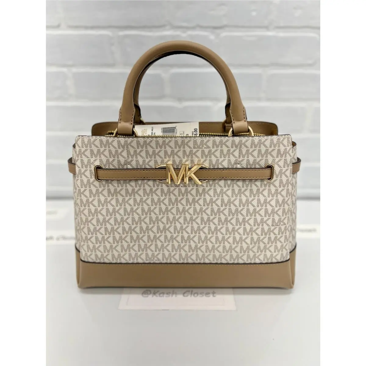 Michael Kors Satchel Reed Large Belted Purse MK Satchel