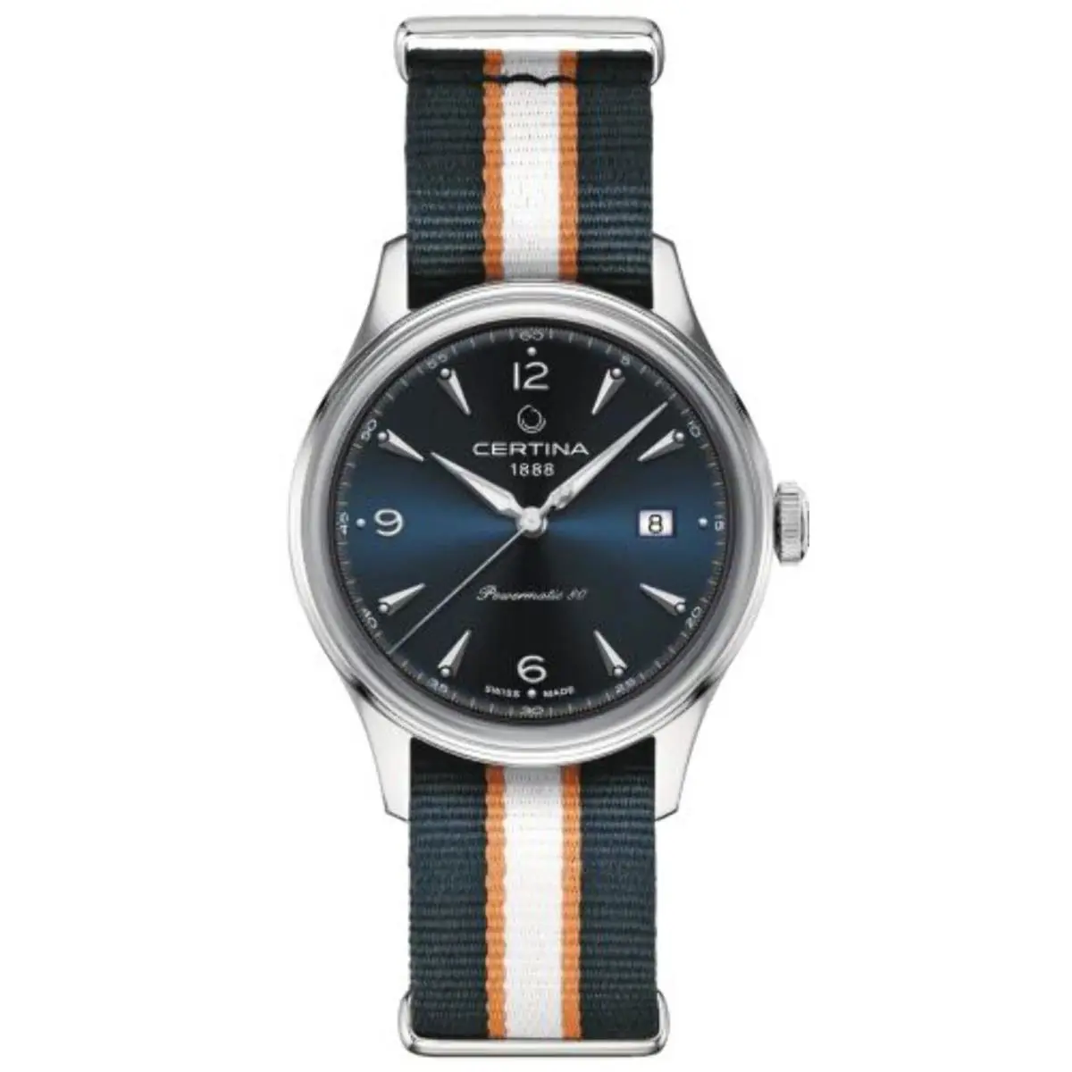 DS Heritage Powermatic Blue Blue Dial Wristwatch C0384071804700 by Certina