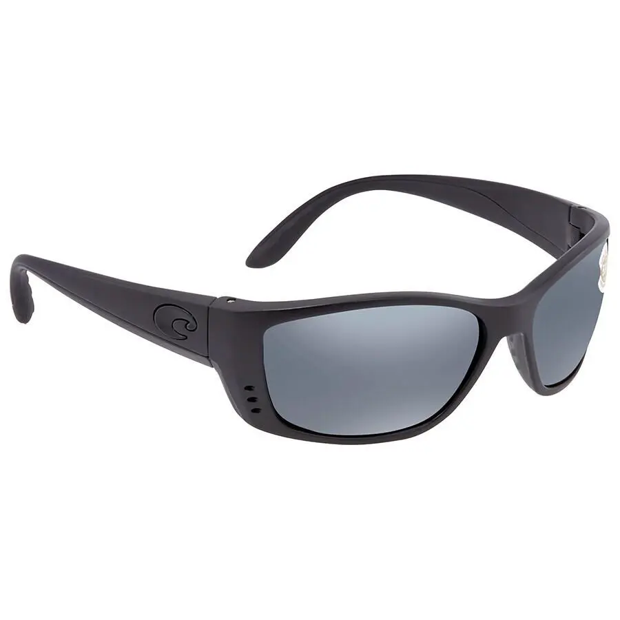 Costa Del Mar FS 01 Ogp Fisch Sunglasses Blackout Gray 580P Polarized - Frame: Blackout, Lens: Gray