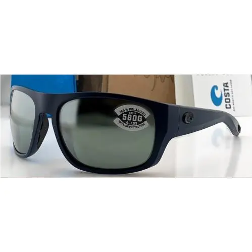 Costa Del Mar Tico Sunglasses - Mt Blue / 580G Polarized Silver Mir Glass Lenses
