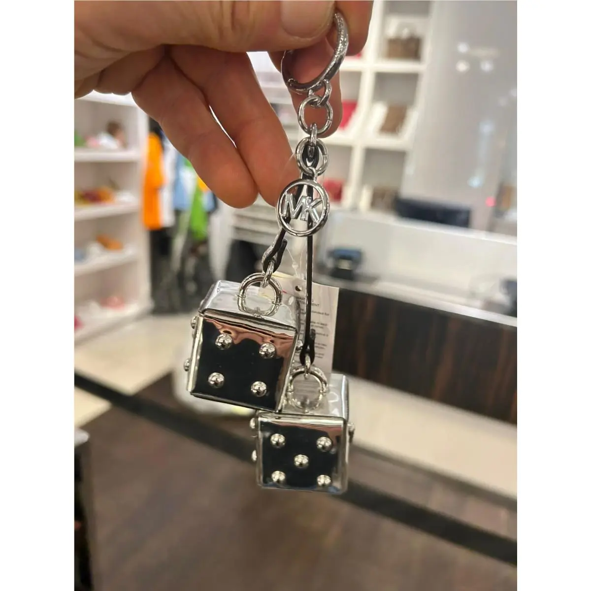 Michael Kors Giftable Dice Keychain Bag Charm Women Gift Accessory