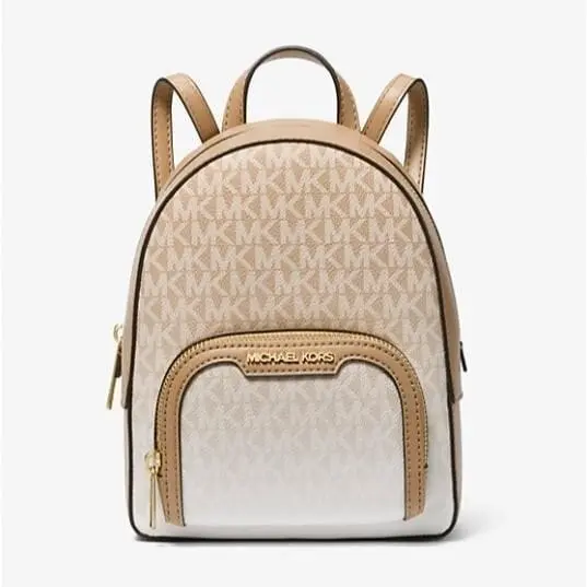 Michael Kors Backpack Jaycee Extra-small Ombré Logo Convertible Backpack Camel