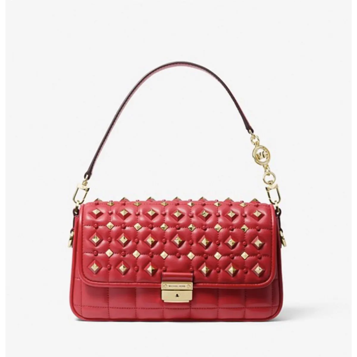 Michael Kors Bradshaw Small Studded Convertible Shoulder Bag