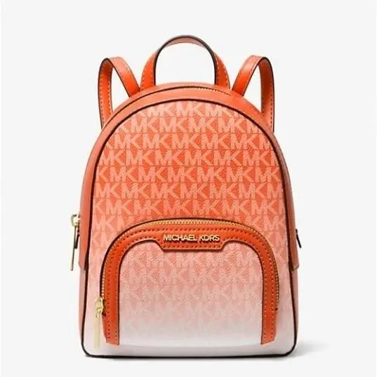 Michael Kors Backpack Jaycee Extra-small Ombré Logo Convertible Backpack Poppy