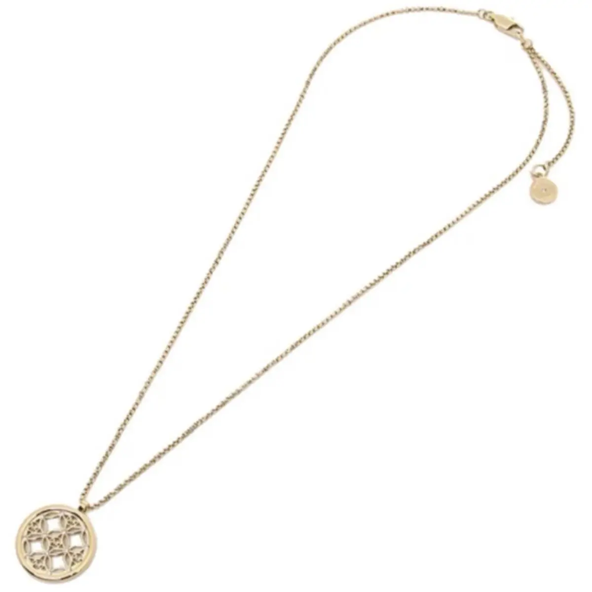 Michael Kors Heritage Monogram Gold Necklace w/ Crystals MKXJ4284710