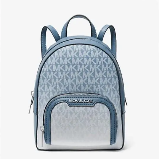 Michael Kors Backpack Jaycee Extra Small Ombré Logo Convertible Backpack Denim