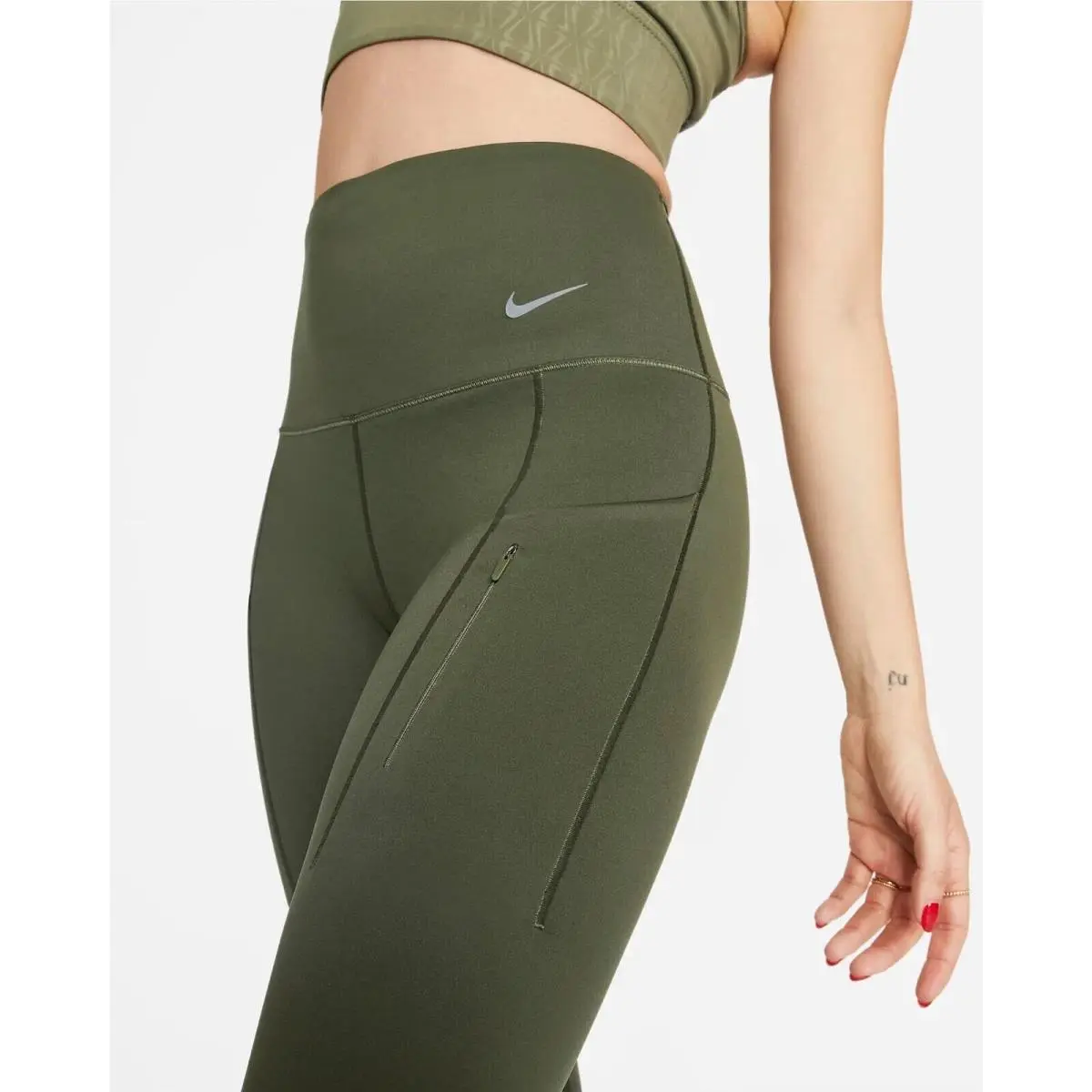 Nike clothing - Nike Go Firm Support - Firm Support - DQ5636 - Khaki /Silver -325 10