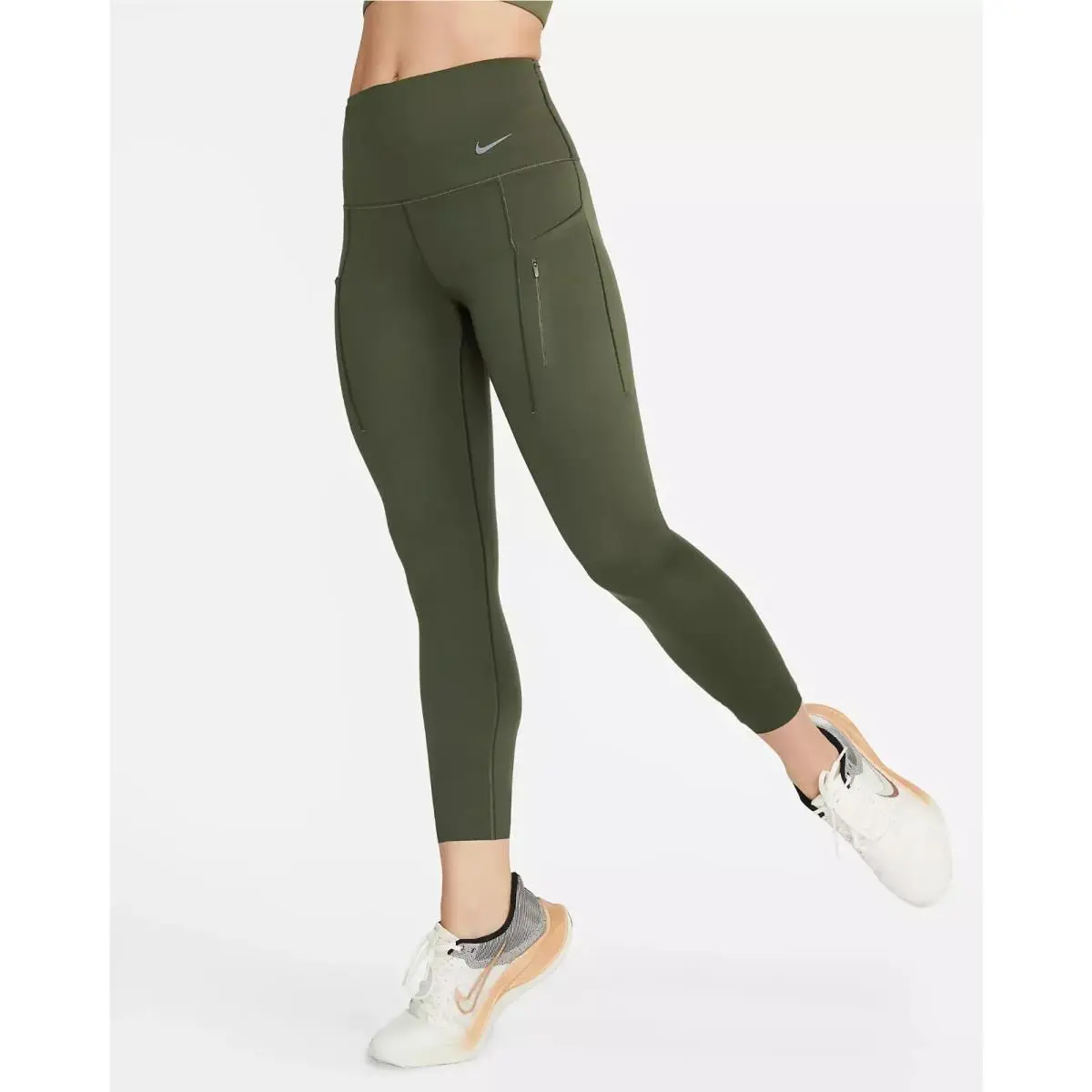 Nike clothing - Nike Go Firm Support - Firm Support - DQ5636 - Khaki /Silver -325 7