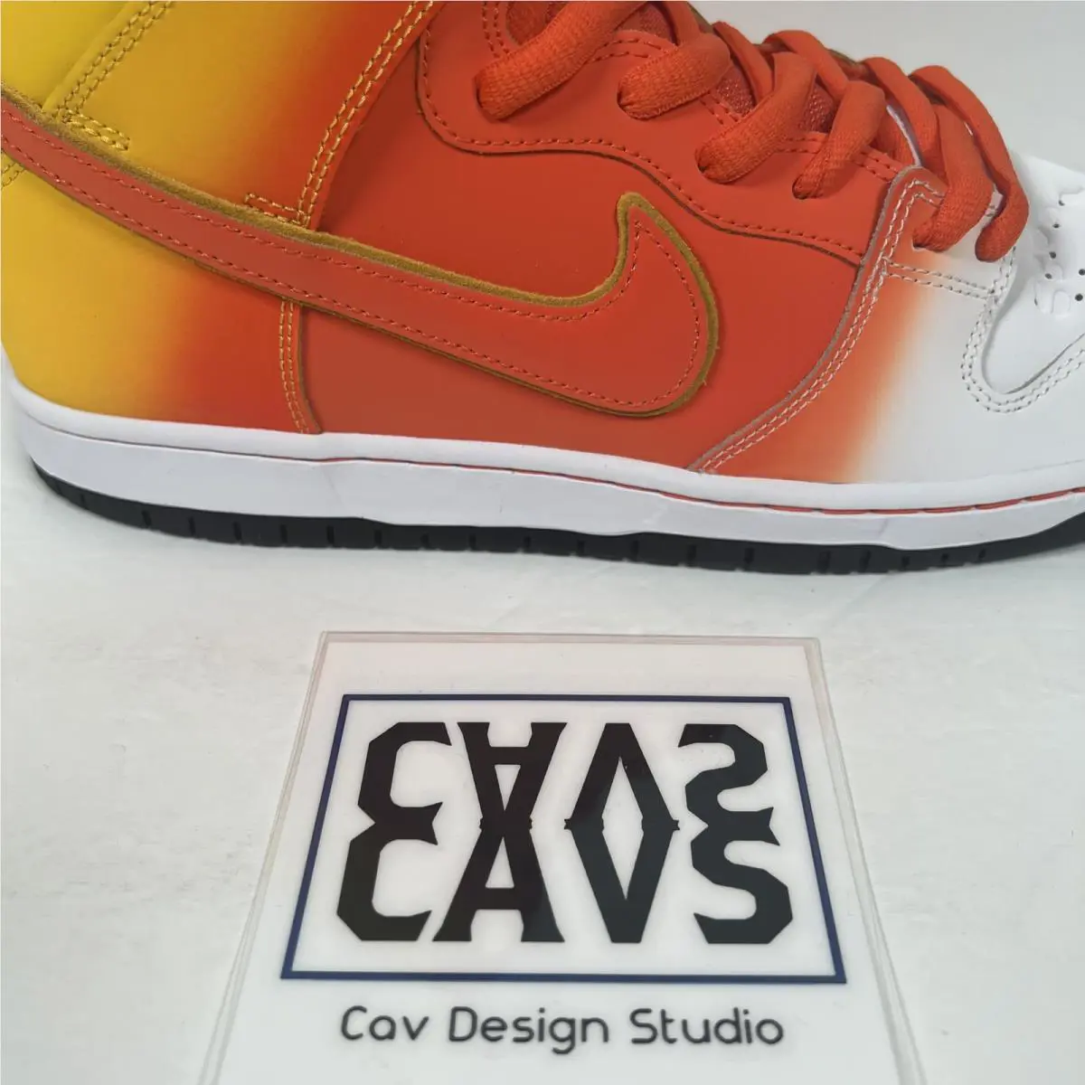 Nike shoes - Nike SB Dunk - Dunk - FN5107-700 - Amarillo/Orange-White-Black 8