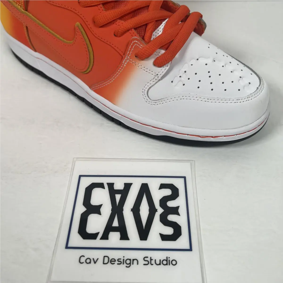 Nike shoes - Nike SB Dunk - Dunk - FN5107-700 - Amarillo/Orange-White-Black 7