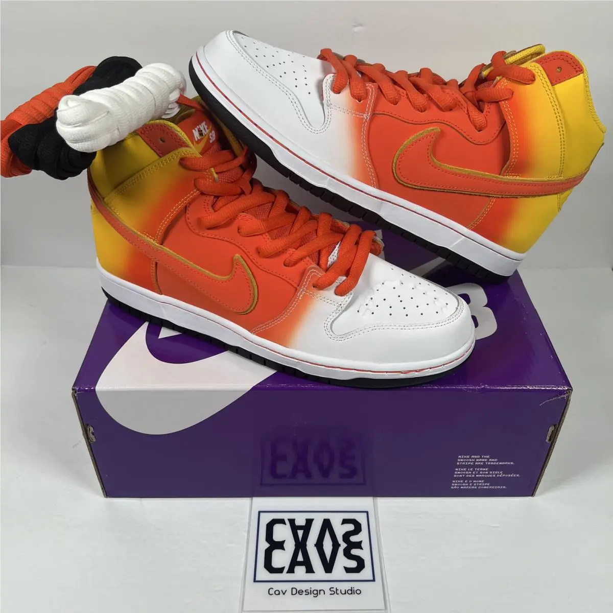 Nike shoes - Nike SB Dunk - Dunk - FN5107-700 - Amarillo/Orange-White-Black 12
