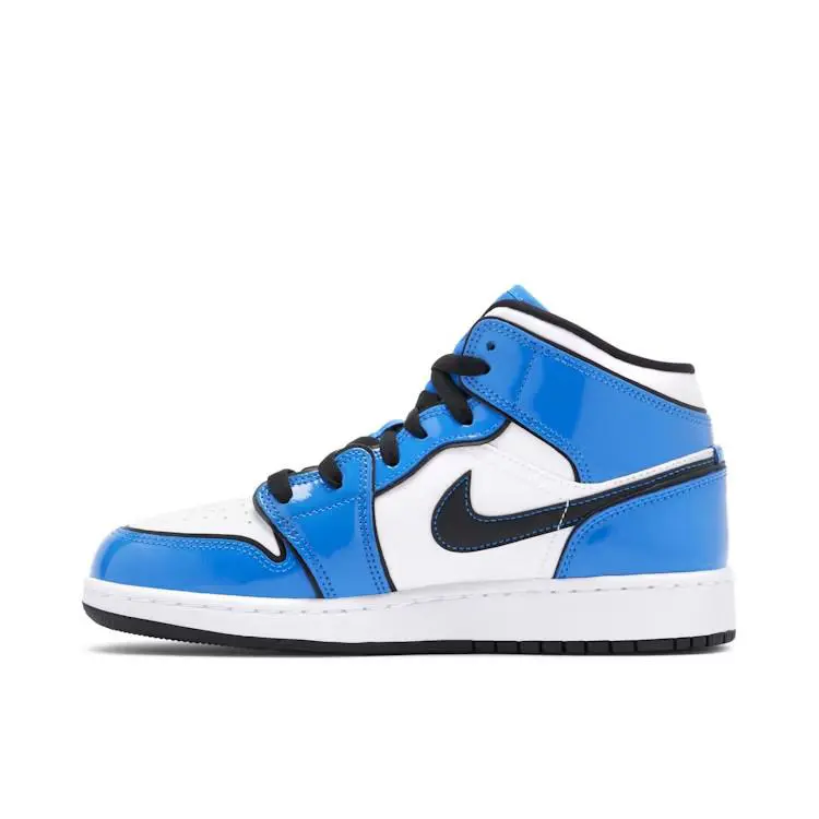 Nike shoes - Air Jordan 1 Mid - Air Mid - BQ6931-402 - Signal Blue 0