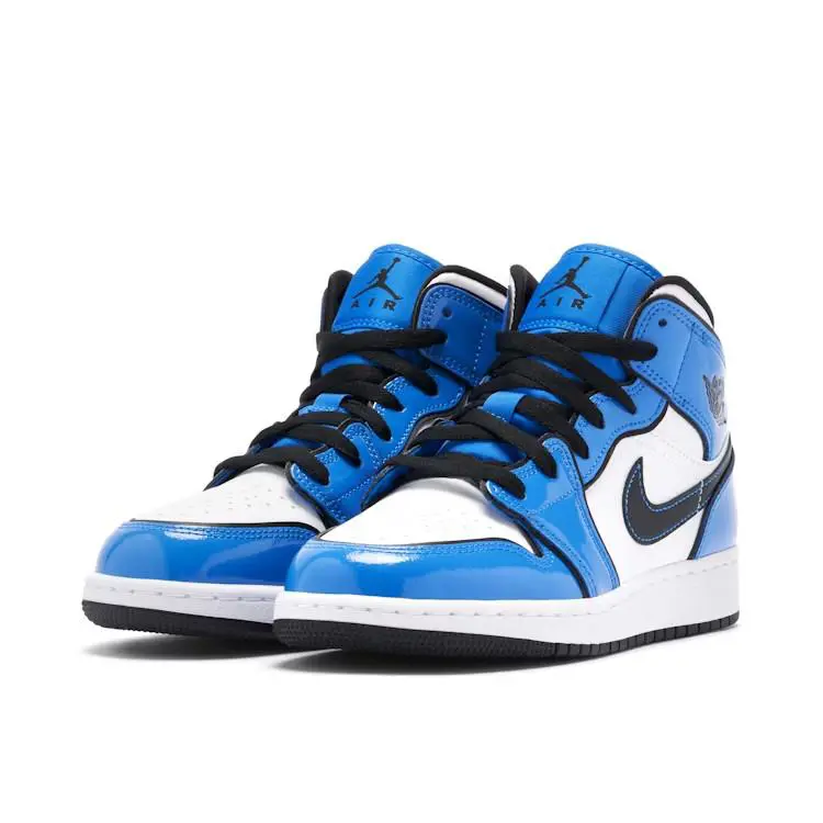 Nike shoes - Air Jordan 1 Mid - Air Mid - BQ6931-402 - Signal Blue 1